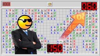 How to get faster at Minesweeper