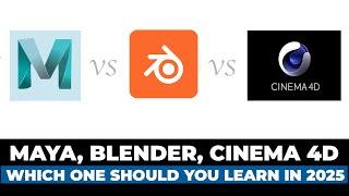 Which 3D Software Should You Choose? Blender vs Maya vs Cinema 4D