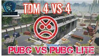 #pubgvspubglite  #gameplay || PUBG VS PUBGLITE TDM MATCH FULL DIALOGUES ||