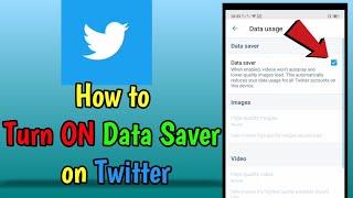 How to Turn ON Data Saver on Twitter