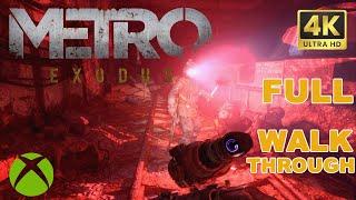 Metro Exodus Full Walkthrough 4K Xbox Series X (No Commentary) 120 Fps