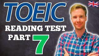 TOEIC Reading: Part 7 (2023) | Skimming & Scanning