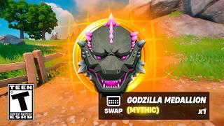 Fortnite GODZILLA MEDALLION Update! (FREE Rewards, Live Event, News)