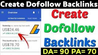 Create High Quality Instant Approval Dofollow Backlinks 2020 | Dofollow Backlinks | Backlinks |