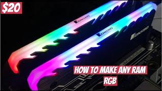 Turn Any RAM Into RGB RAM ! | Jonsbo nc-1 Unboxing & In-depth Installation