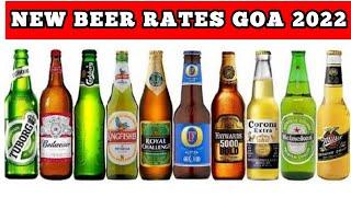 Goa New Liquor Rates 2022| Beer Rates In Goa|Costly Beer In Goa 300ml ₹1650|Goa New Alcohol Rates|