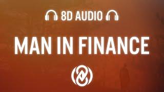 David Guetta x Girl On Couch x Billen Ted - Man In Finance (Lyrics) | 8D Audio 