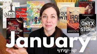 I read a RECORD NUMBER of Books January  II Including finishing 2 series!