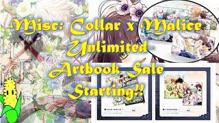 Preorder Begin for Collar x Malice -Unlimited- Official Chinese Translated Artbook + Merch Bundle