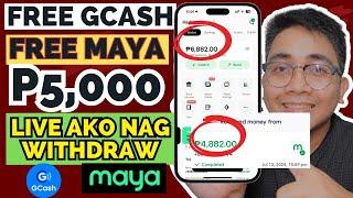 FREE GCASH FREE MAYA FREE 5000 PESOS LIVE AKO NAG WITHDRAW DITO NEW PAYING APP SA GCASH GAMES 2024