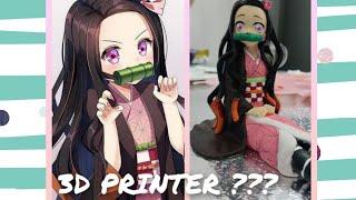 How To Make Nezuko Figure Using 3D Printing | Fully Acrylic Paint