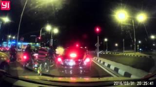 XiaoMi XiaoYi Car Dash Cam - Night video