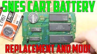 How to Replace a Super Nintendo Cartridge Save Game Battery