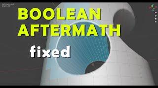 BOOLEAN aftermath - understand why the SHADING breaks and how to fix it