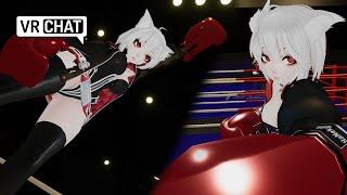 Catgirl knockout you VRchat POV BOXING