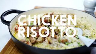 Basic Chicken and mushroom risotto recipe | taste.com.au