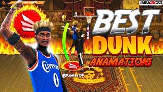 BEST DUNK ANIMATIONS ON NBA 2K23! BEST UNBLOCKABLE DUNKS IN NBA 2K23!