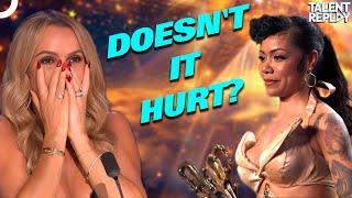 Pure Grit: She Faces Steel with Unflinching Skill! | Heather Holliday on BGT