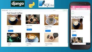 Building a Python website for Beginners using Django Framework | Coffee Shop Django web App