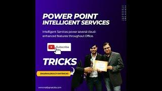 Intelligent Services in Power Point || Power Point Tricks || #shorts