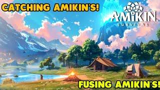 Catching Over 10 Amikin's! Building The Amifusion & Fusing Amikins! - Amikin Survival Gameplay