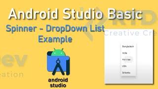 Android Spinner Example - Android Studio Tutorial