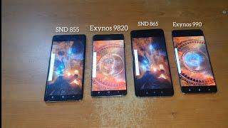 Snapdragon 865 vs Snapdragon 855 vs Exynos 990 vs Exynos 9820