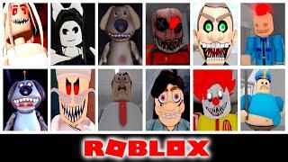 Roblox Escape Scary Obby Remix All Jumpscares Update