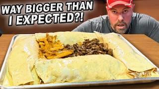 "The Only Winner Got Sick Afterwards!!" | Fiesta Mexicana’s 8.5lb “Monster” Burrito Challenge!!