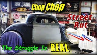 Chopping Fiberglass Doors - part 2 - 34 Ford Coupe