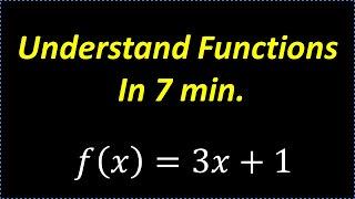 Learn Functions – Understand In 7 Minutes