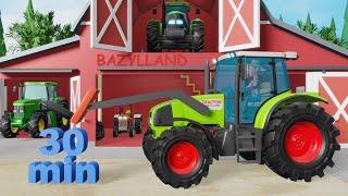 Welcome to my Animated Farm - Tractors and More Tractors Colorful Cartoons for the Youngest