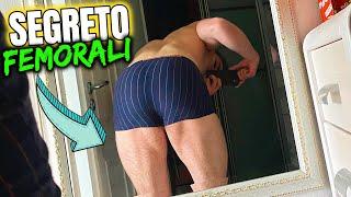 ALLENAMENTO GAMBE - Questo SEGRETO sui FEMORALI NON te lo ha detto NESSUNO....