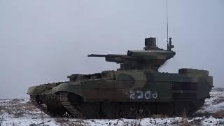 Стрельбы боевых машин поддержки танков «Терминатор»