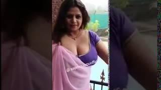 Sapna Sappu feeling hot on set of Web series Apki Sapna Bhabhi