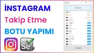 Instagram Takip Etme Botu Yapımı (C# Selenium) ÜCRETSİZ