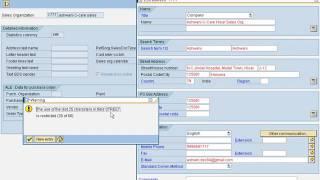 Create Sales Organization in SAP SD module.