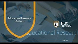 Educational Research Methods