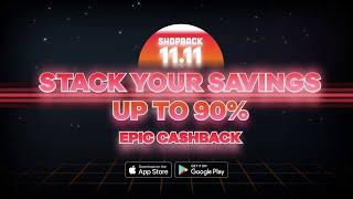 [11.11] Stack Vouchers, Sales and Cashback with ShopBack! #StartWithShopBack