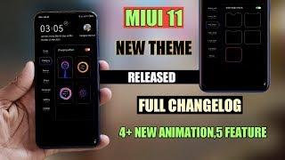 MIUI 11 New Theme Released Full Changelog 4+ Charging Animation