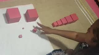 Pink Tower - Memory Game | Montessori Sensorial