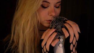 slow ASMR | "everything will be okay" soft Whispering & Fluffy Scratching