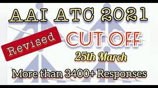 AAI ATC 2021 || Cut off ||Revised ||aai_atc_2021 || 25th March