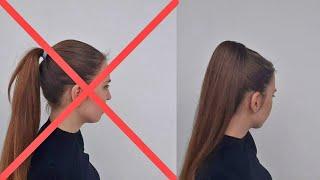 How make a high volume ponytail on thin hair?
