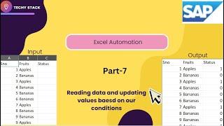 Excel Automation | part 7 | Read and Update Values with Conditional Logic | 2024