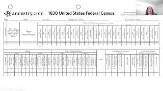 Intermediate Ancestry Series Part 1: Searching Census Records - Nancy Busby (16 Apr 2023)