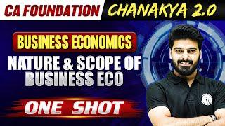 Business Economics: Nature and Scope of Business Eco | CA Foundation Chanakya 2.0 Batch 