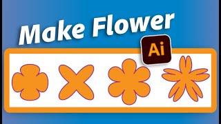 How to Make a Flower in Illustrator