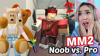 SPIELE  niemals MURDER MYSTERY 2 auf ROBLOX als NOOB vs. PRO #1 (escape & survive the KILLER)