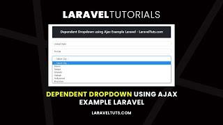 Dependent Dropdown Using Ajax Laravel